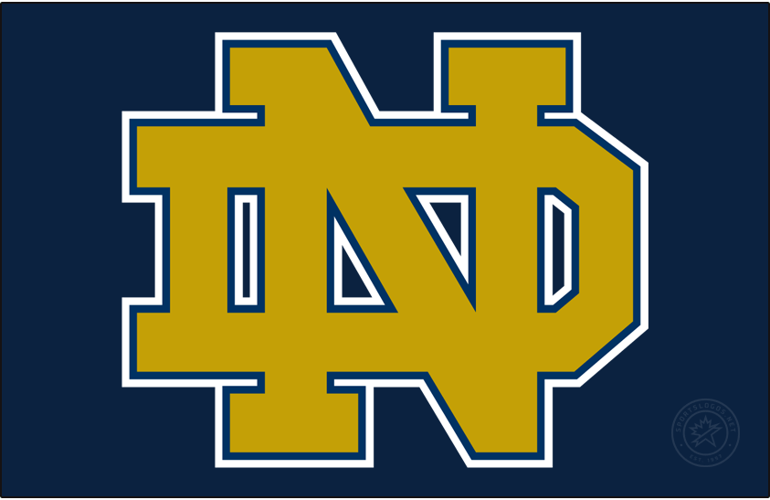 Notre Dame Fighting Irish 1986-2006 Alt on Dark Logo iron on transfers for clothing